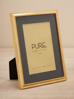 Pure Home + Living - Gold Plated Metal Photo Frame - Small