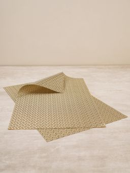 Pure Home + Living - Beige Diamond Design PVC Placemats