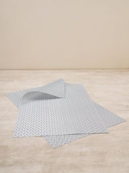 Pure Home + Living - Silver Diamond Design PVC Placemats