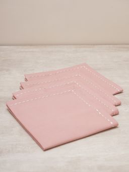 Pure Home + Living - Pink Cotton Napkins
