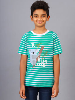 ZION - Green Stripes Slim Fit T-Shirt