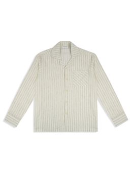 My Milestones - Stripes Shirt with Pocket - Off White