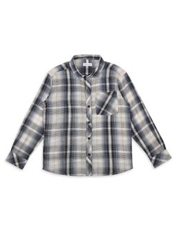 My Milestones - Checks Full Sleeves Shirt - Navy
