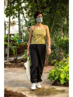 PRATHAA - Slim Handloom Harem Pant