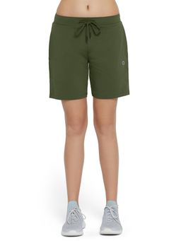 Amante - Essential Solid Low Rise Relaxed Shorts-Green