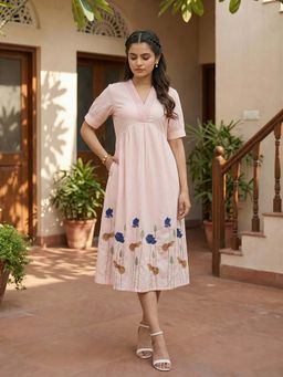 ZUMMER - Women Floral Empire Dress