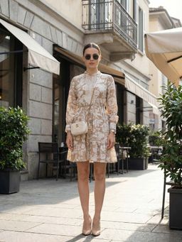 ZUMMER - Women cotton Fit And Flare short Dress