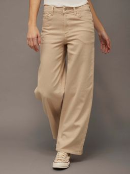 American Eagle - Stretch Super High-Waisted Wide-Leg Jeans