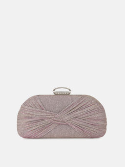 Kazo - Pink Textured Clutch