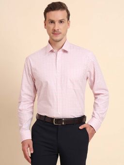 JadeBlue - Pink Checked Formal Shirt