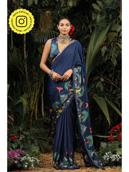 Baise Gaba - Chamki Saree with Unstitched Blouse