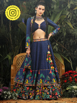 Baise Gaba - Maahnoor Lehenga (Set of 3)