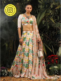 Baise Gaba - Kahkashan Lehenga (Set of 3)