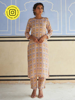 Baise Gaba - Lehza Kurta Set (set Of 2)