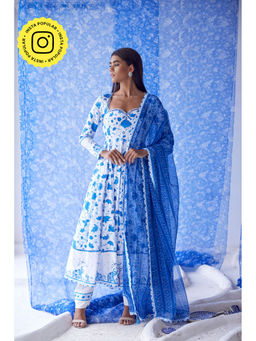 Baise Gaba - Blue Vyom Dupatta