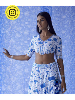 Baise Gaba - White Afi Stitched Blouse