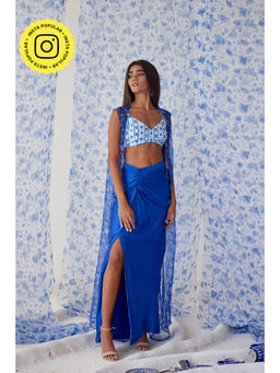 Baise Gaba - Blue Leher Skirt