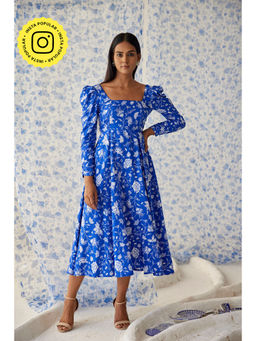 Baise Gaba - Blue Kaamil Midi Dress