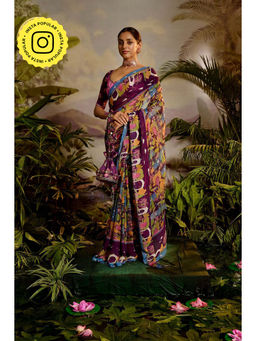 Baise Gaba - Samandar Saree with Stitched Blouse