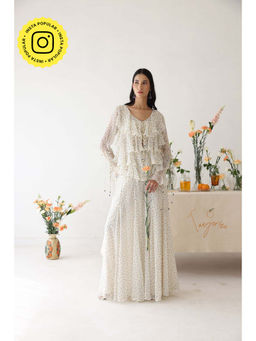 Baise Gaba - Glitzy Inner and Top with Palazzo (Set of 3)