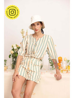Baise Gaba - Zaphyr Stripe Print Co-Ord (Set of 2)