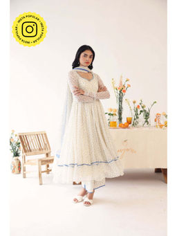 Baise Gaba - Off White Polka Dots Pants