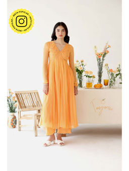 Baise Gaba - Orange Solid Zesty Pant