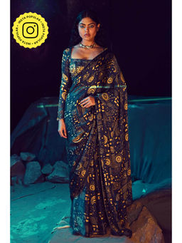 Baise Gaba - Quasar Saree with Unstitched Blouse