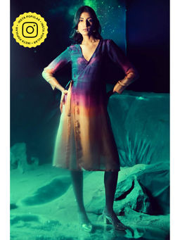 Baise Gaba - Multi-Color Umbra Dress with Slip (Set of 2)