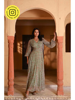 Baise Gaba - Gaitore Green Dress