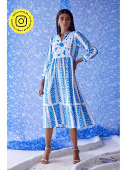 Baise Gaba - Neel Blue Midi Dress