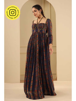 Baise Gaba - Adya Navy Blue Maxi Dress