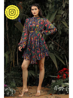 Baise Gaba - Lunara Navy Blue Mini Dress