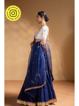 Baise Gaba - Kiran Blouse And Lehenga With Dupatta