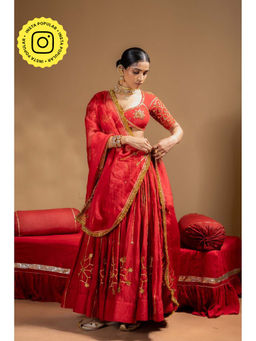 Baise Gaba - Sitara Blouse And Lehenga With Dupatta