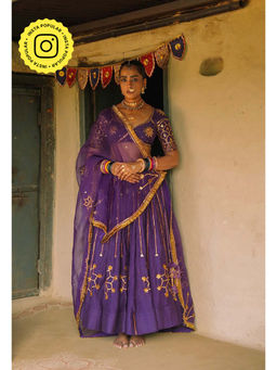 Baise Gaba - Nagma Blouse And Lehenga With Dupatta