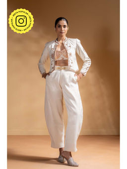 Baise Gaba - Keshini Bralette with Sheet Pants and Chandra Jacket