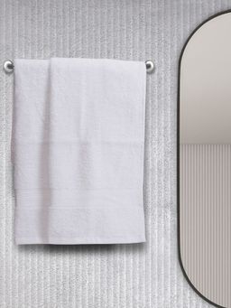 KOPA - Quick Dry 100% Cotton Soft Terry Towel -2Pc Hand Towel D'Ross Solid-White
