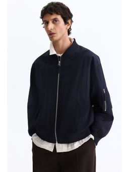 H&M - Men Blue Bomber jacket