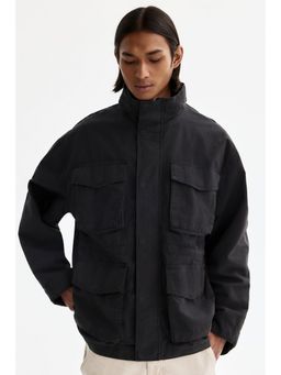 H&M - Men Black Cargo jacket