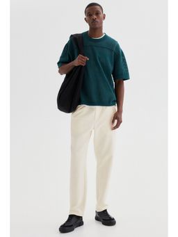 H&M - Men White Regular Fit Joggers