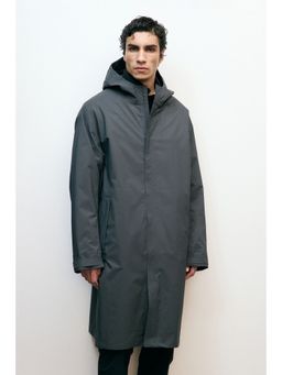 H&M - Men Grey Rain Jacket with StormMove