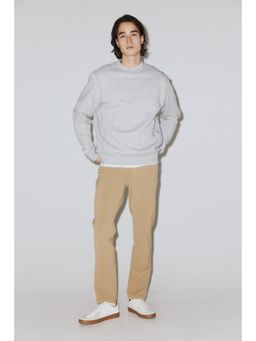 H&M - Men Beige Slim Fit Four-way Stretch Chinos