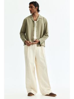 H&M - Men Green Regular Fit shirt