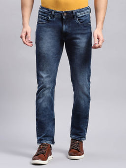 Monte Carlo - Mid Blue Light Wash Narrow Denim