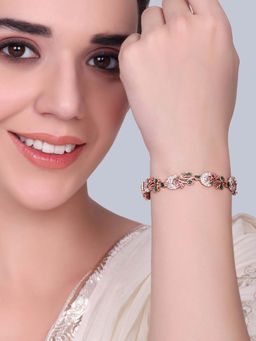 Estele - Swarnika - Morbagh Multi-Color Peacock CZ Bangle (2.2)