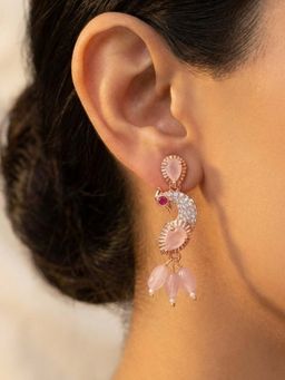 Estele - Mayura - Morbagh Mint Pink Earrings
