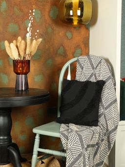 Sashaa World - Curves Cushion Cover Black