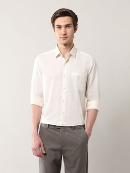 Arrow - Men's Manhattan Slim Fit Pure Cotton Shirt