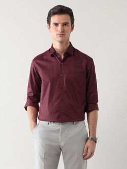 Arrow - Men's Manhattan Slim Fit Satin Shirt